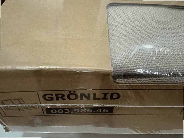IKEA GRONLID COVER SLIPCOVER FOR 2-SEATER LOVESEAT SECTION SPORDA NATURAL