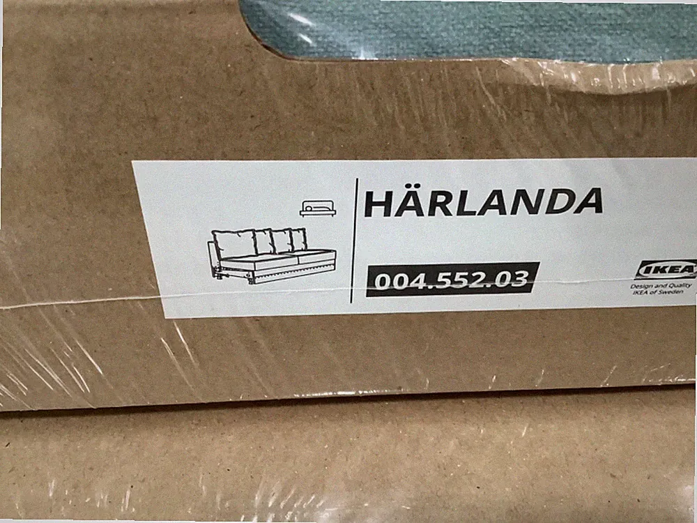 IKEA Harlanda COVER SLIPCOVER For SLEEPER LOVESEAT Section Ljungen Light Green