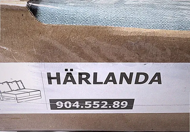 Ikea HARLANDA Loveseat /2 Seat Sofa Section Cover Slipcover LJUNGEN LIGHT GREEN