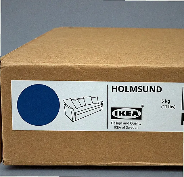IKEA HOLMSUND Cover for 3-seat sofa-bed, Kilanda dark blue 505.522.49