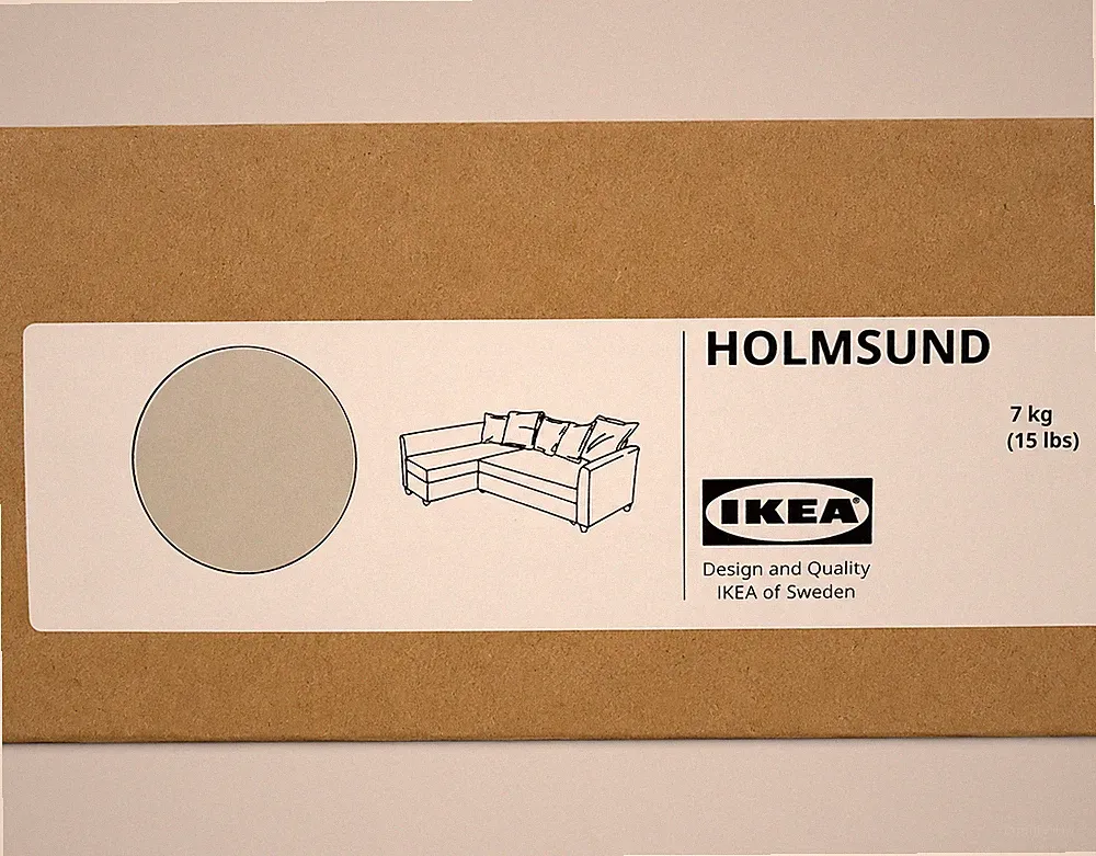 IKEA HOLMSUND Cover ONLY For Corner Sofa-Bed Borgunda Beige 105.492.30 Brand NEW