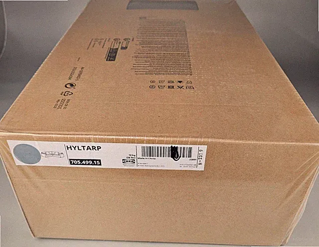 IKEA HYLTARP Cover for corner sofa, 4-seat, Gransel grey 70549915 Brand NEW