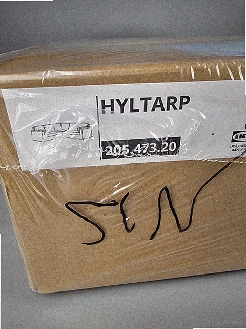 IKEA HYLTARP Cover For Corner Sofa 4 Seat, Kilanda Pale Blue 205.473.20 ORIGINAL