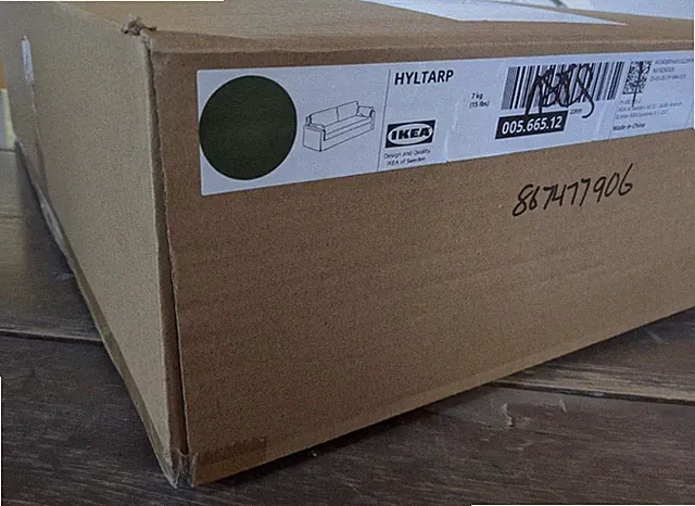 iKEA HYLTARP Cover for sofa, Tallmyra dark green 005.665.12