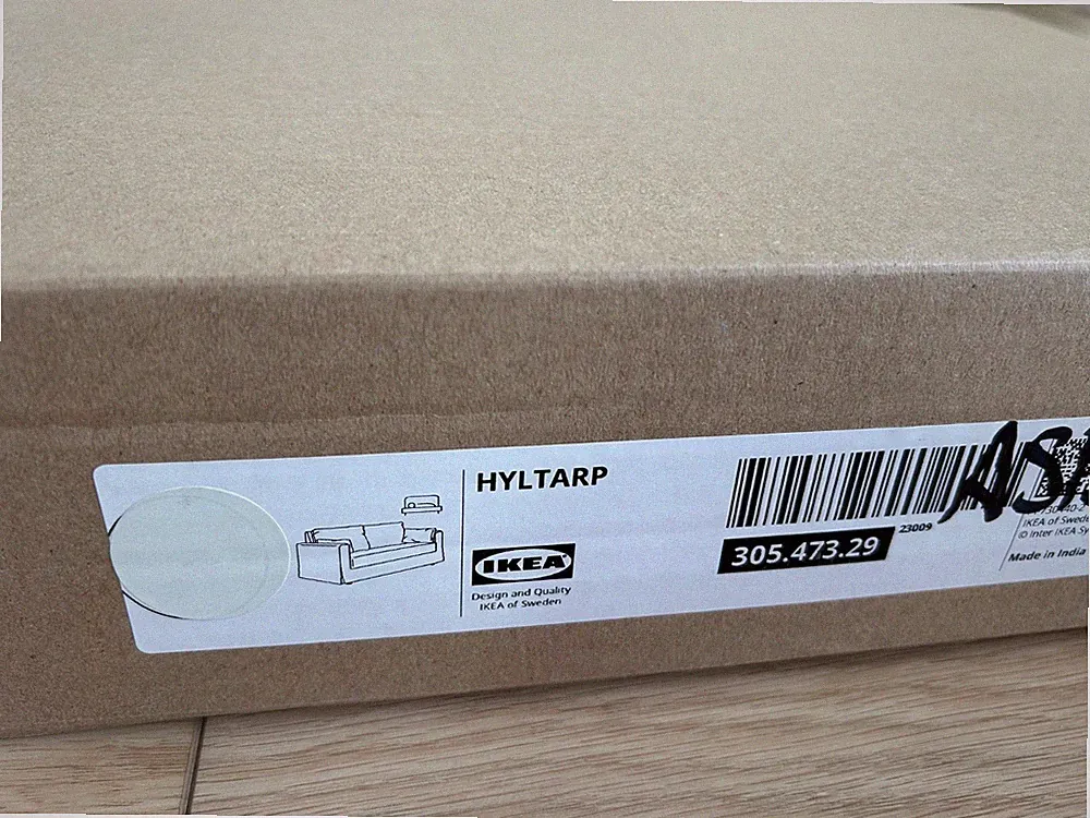 Ikea HYLTARP Sleeper Sofa COVER ONLY, hallarp white 305.473.29 - NEW