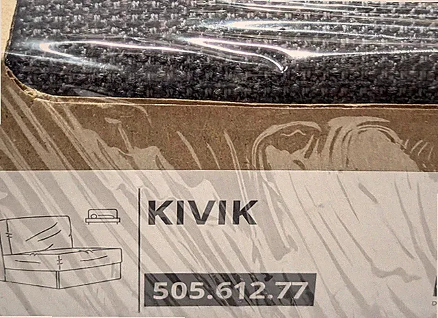 Ikea KIVIK 1 Seat SLEEPER Sofabed Section Cover Slipcover TRESUND ANTHRACITE New
