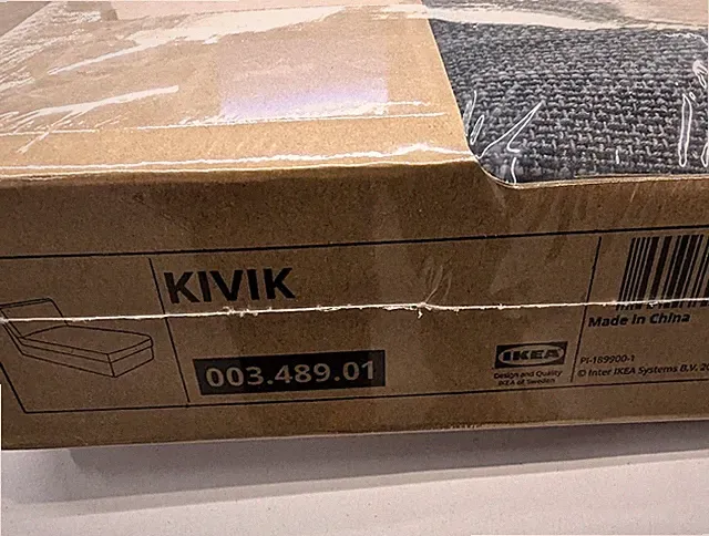 Ikea KIVIK Chaise Lounge Section Cover Slipcover HILLARED ANTHRACITE New! SEALED