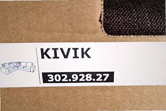 Ikea KIVIK Corner (sofa) Section Cover Slipcover TULLINGE DARK BROWN New in Box!