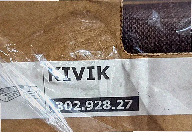 Ikea KIVIK Corner (sofa) Section Cover Slipcover TULLINGE DARK BROWN New SEALED!