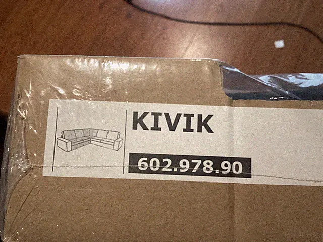 IKEA KIVIK Cover for Sectional Slipcover DANSBO Dark Gray 602.978.90 NEW!