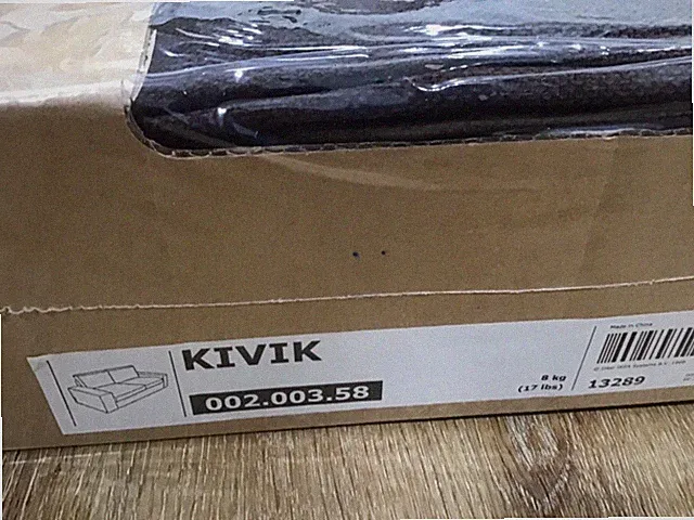 IKEA KIVIK COVER SLIPCOVER FOR SOFA 3 SEATERS 89 3/4” WIDE Tullinge Dark Brown