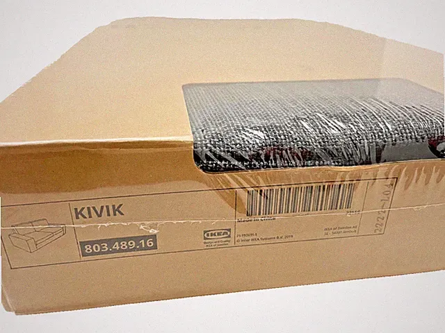 IKEA KIVIK Loveseat 2 Seat Cover Only Hillared Anthracite 803.489.16 NEW