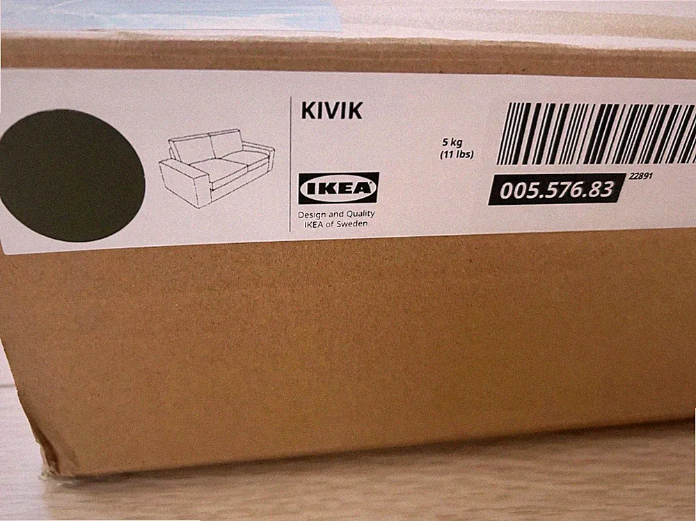 Ikea KIVIK Loveseat COVER ONLY, tallmyra dark green 005.576.83 - NEW