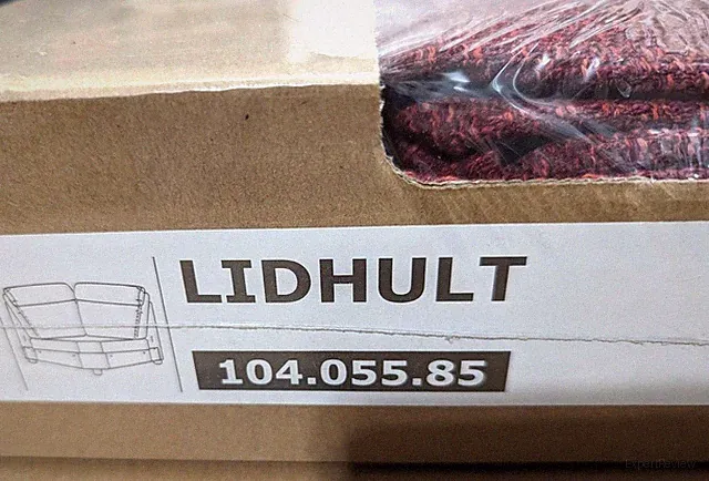 Ikea LIDHULT Corner (sofa) Section Cover Slipcover LEJDE RED BROWN New in Box