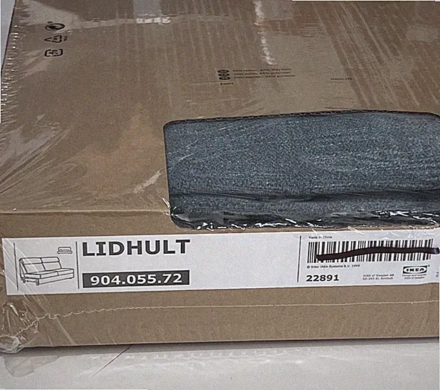 IKEA LIDHULT Cover for Loveseat Sleeper section Gassebol Blue Gray 904.055.72