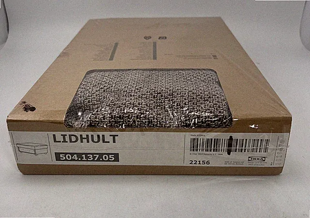 Ikea LIDHULT Open End Section W/Storage COVER Lejde Beige Brown 504.137.05 NEW