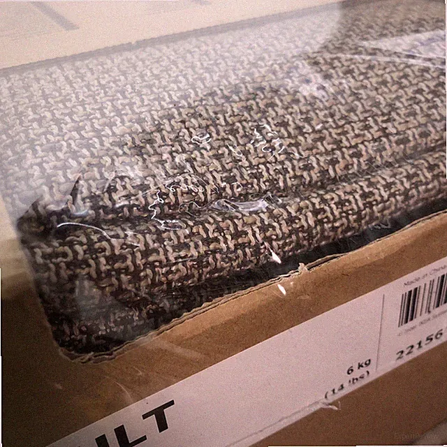 Ikea LIDHULT sofa slipcover 3 section, earthtone color blend 304.136.74 - NEW