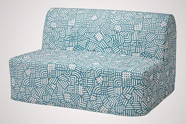 IKEA LYCKSELE Cover for 2-Seat Sofa-Bed, Tutstad Multicolour Brand NEW Original