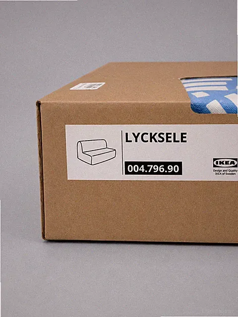 IKEA LYCKSELE Cover for 2-Seat Sofa-Bed, Tutstad Multicolour Brand NEW Original