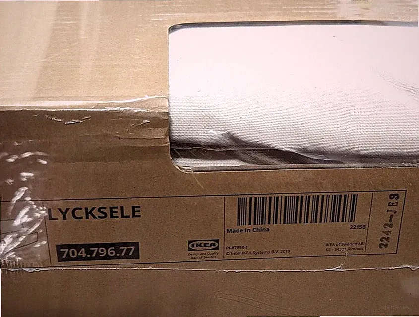 Ikea LYCKSELE Sleeper Sofa / Sofa Bed Cover Slipcover RANSTA NATURAL New in Box!