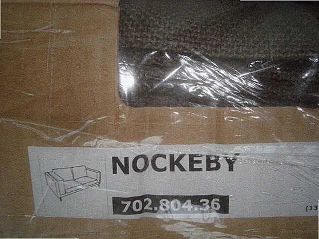 Ikea NOCKEBY cover for 2-seat Sofa Loveseat 80" Slipcover TENO BROWN 702.804.36