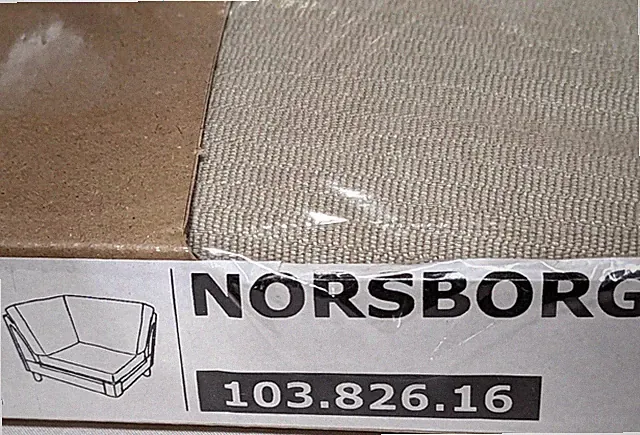 Ikea NORSBORG Corner (sofa Section Cover Slipcover EDUM BEIGE Genuine New in Box