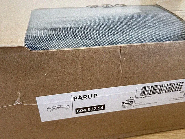 Ikea PARUP 4-Seat sectional sofa COVER ONLY, vissle gray 604.937.54 - NEW