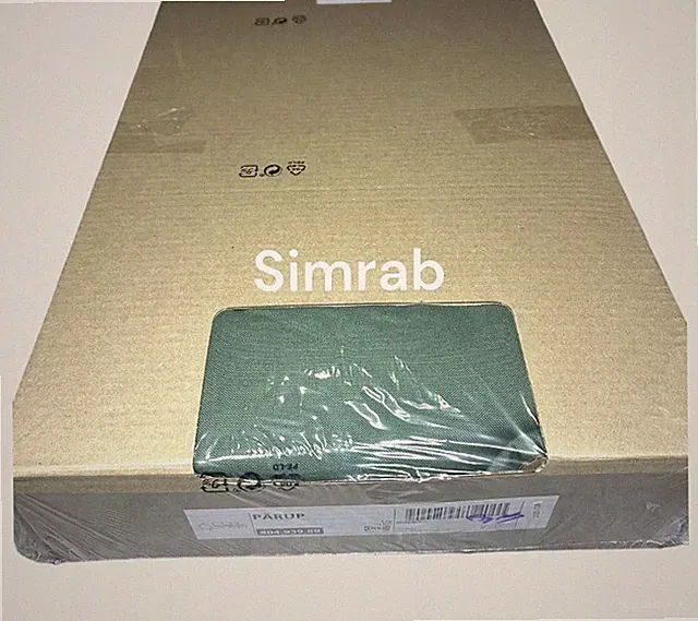 IKEA PARUP Cover for sofa, with chaise/Vissle dark green 804.939.89 Sealed!!
