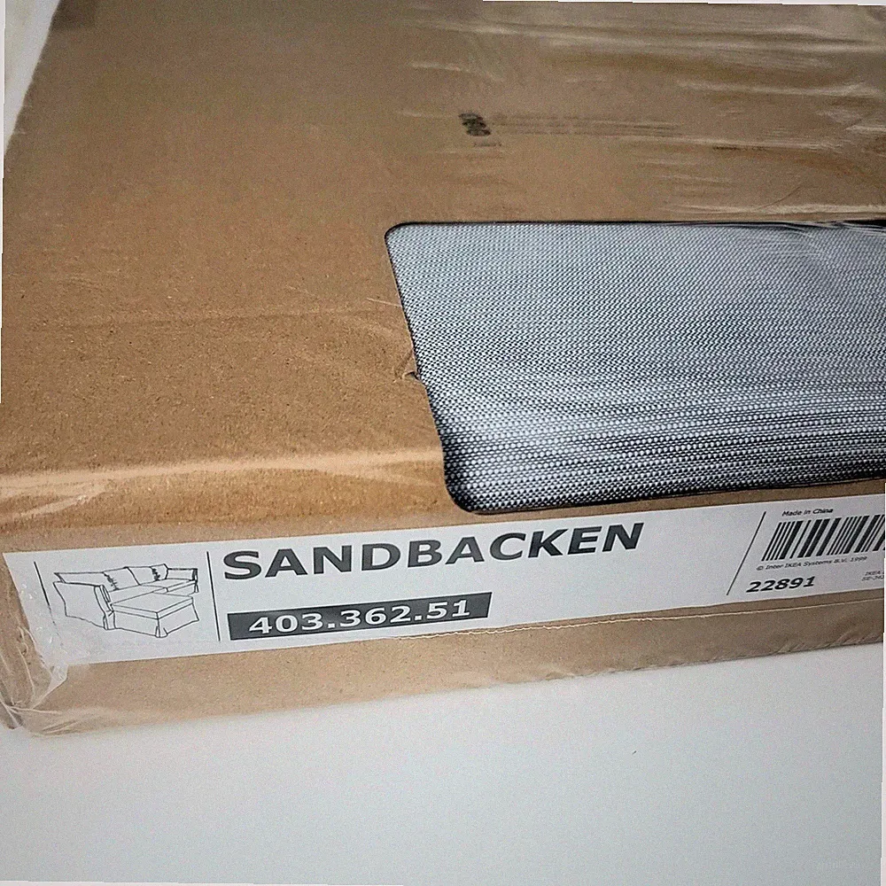 IKEA SANDBACKEN Cover for 3-seat Corner Sectional Frillestad Gray 403.362.51 NEW