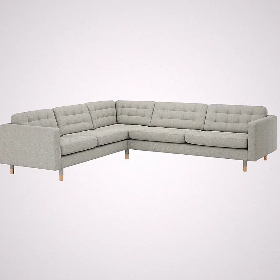 IKEA Sectional Couch 5 Seater (yellow pillows included) - Used