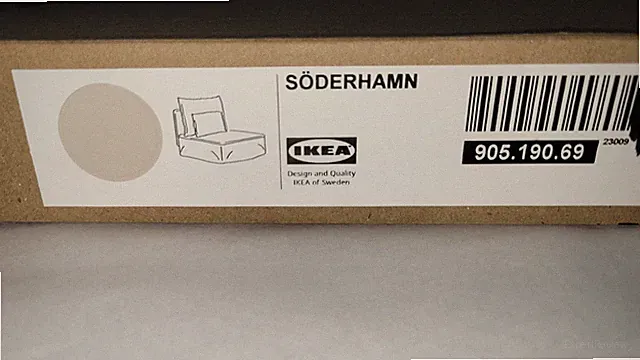 Ikea SODERHAMN Cover for 1-Seat Section Gransel Natural 905.190.69 New