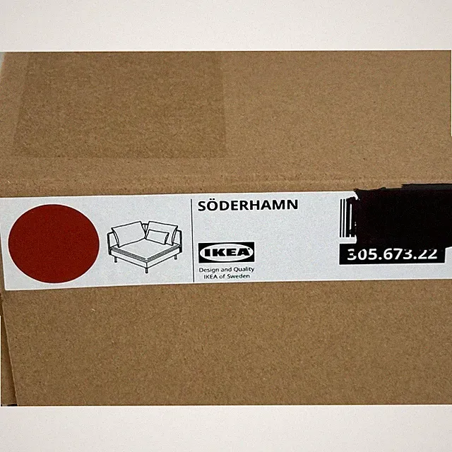 IKEA SODERHAMN Cover for Corner Section Tonerud Red 305.673.22 New in Box