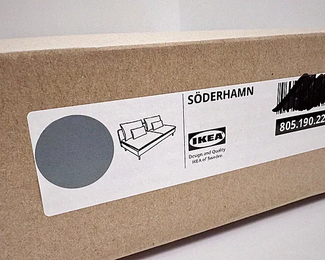 Ikea SODERHAMN Cover for Sofa Section, Tonerud gray 805.190.22 - NEW