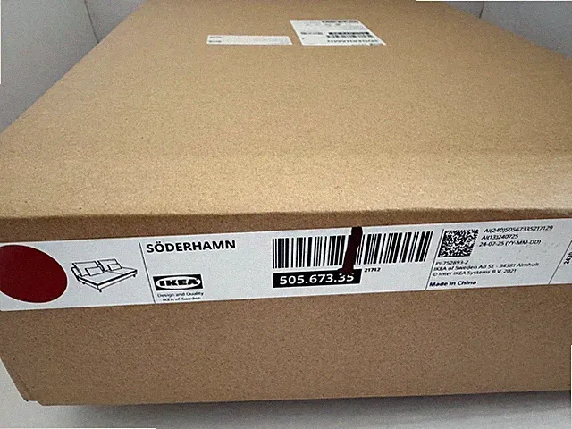 Ikea SODERHAMN Sofa section COVER ONLY, tonerud red 505.673.35 - NEW
