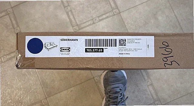 IKEA SÖDERHAMN cover for sofa section, Hillared dark blue 705.577.69. Free Ship.