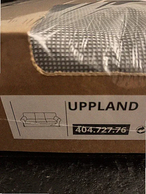 Ikea UPPLAND 3-Seat Sofa (NOT Loveseat) COVER ONLY Remmarn Light Gray 404.727.76