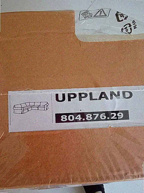 Ikea UPPLAND 4-seat Corner Sectional Sofa COVER Blekinge white 804.876.29 NIP