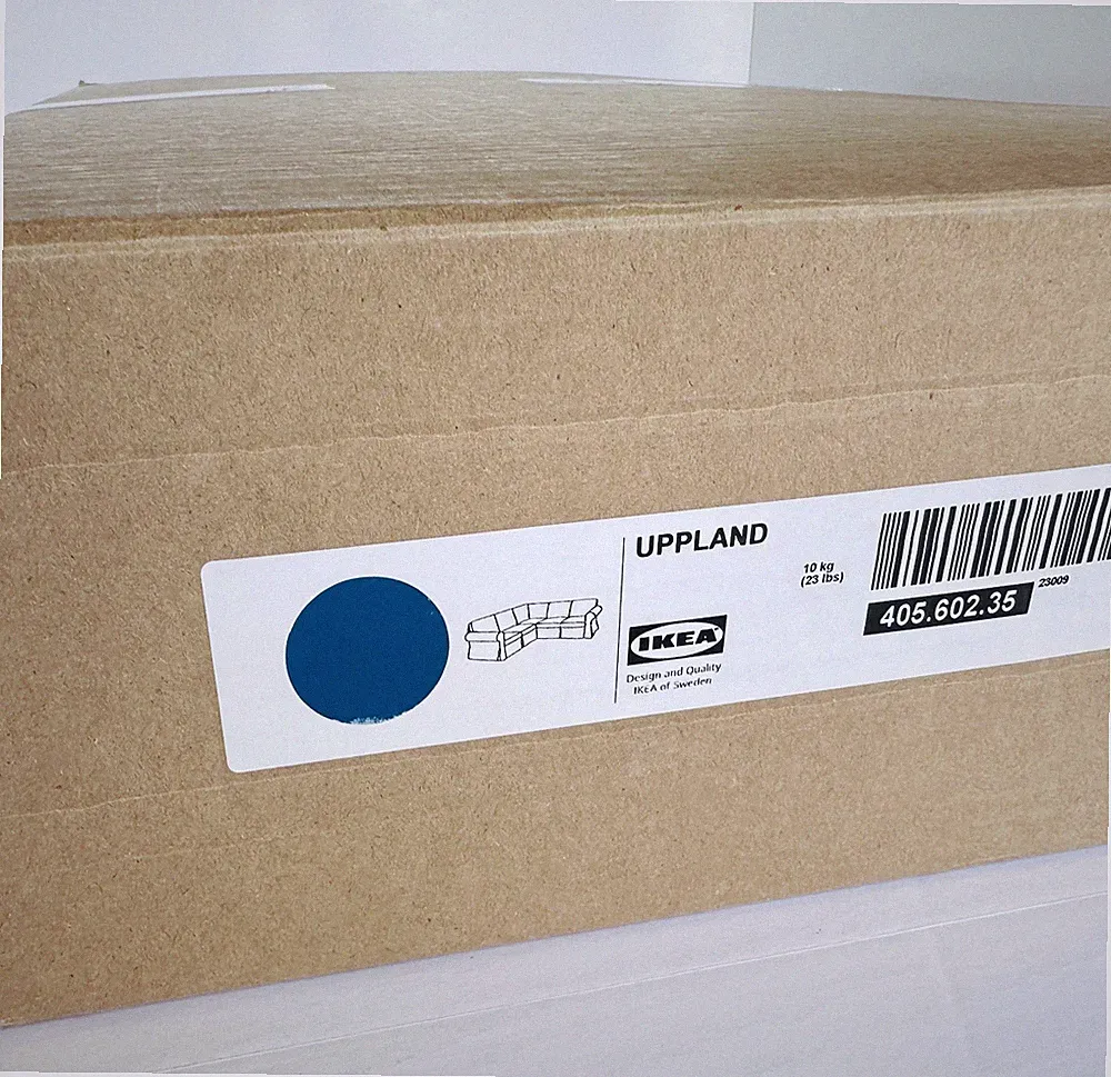 Ikea UPPLAND 4-Seat Sectional Cover, Hillared Dark Blue 405.602.35 - NEW