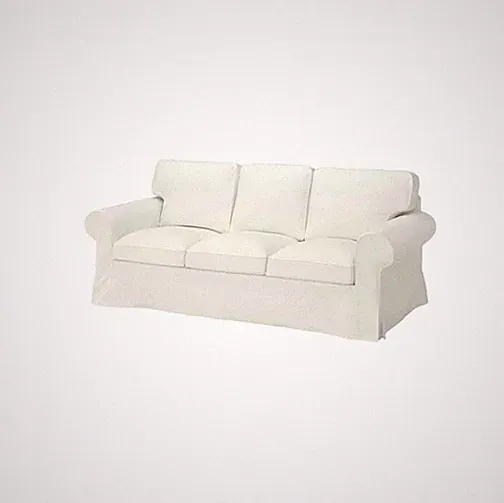 Ikea UPPLAND Cover for 3-Seat Sofa Blekinge White 504.876.35 New - Open box