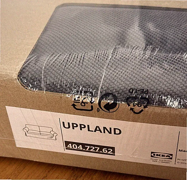 Ikea UPPLAND Cover for loveseat 2 seat Cover Only hallarp gray 404.727.62 - New