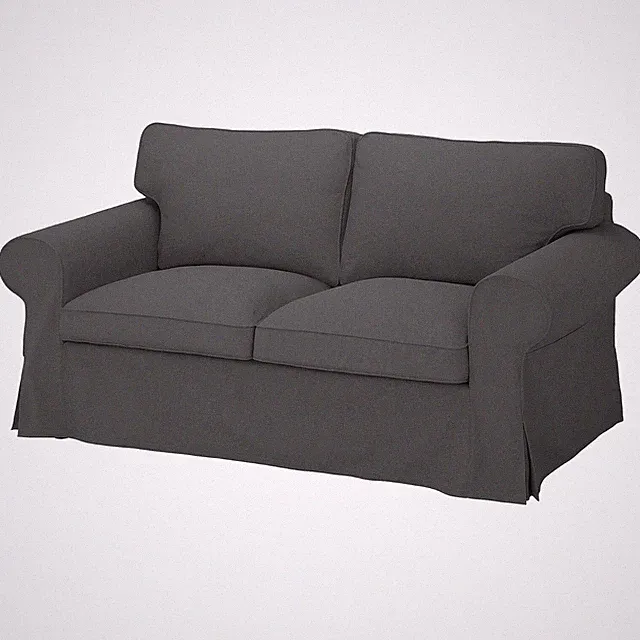Ikea UPPLAND Cover for loveseat 2 seat COVER ONLY, hallarp gray - NEW
