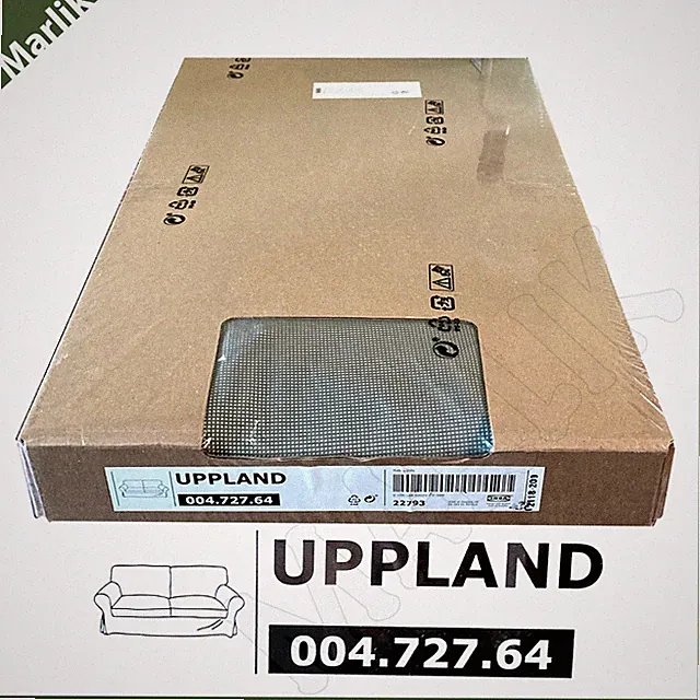 Ikea UPPLAND Cover For loveseat 2-seat Section Remmarn light gray 004.727.64 NEW