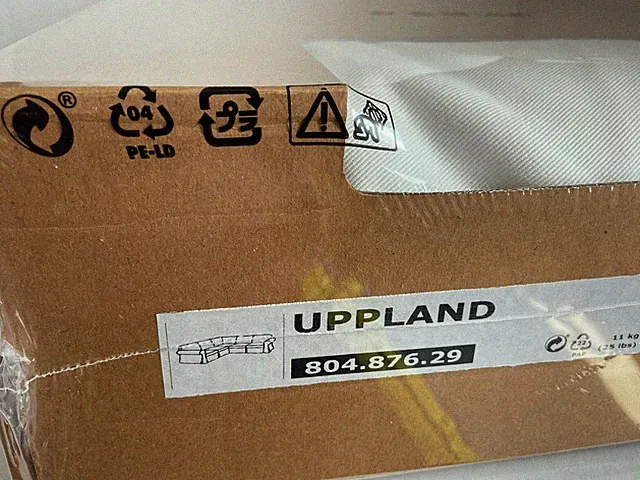 Ikea UPPLAND Cover sectional 4 seat COVER ONLY, blekinge white 804.876.29 - NEW