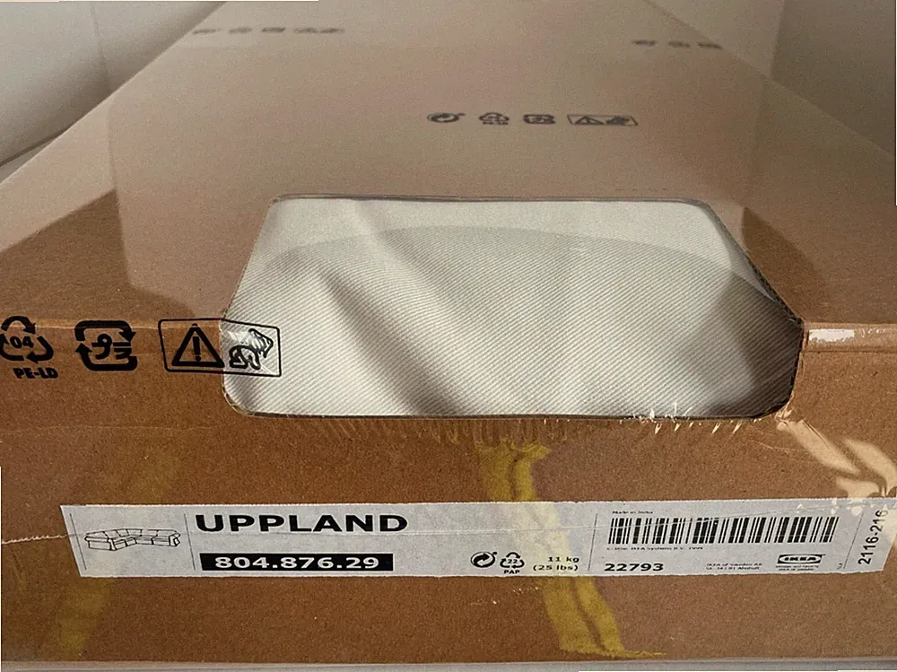 Ikea UPPLAND Cover sectional 4 seat COVER ONLY, blekinge white 804.876.29 - NEW