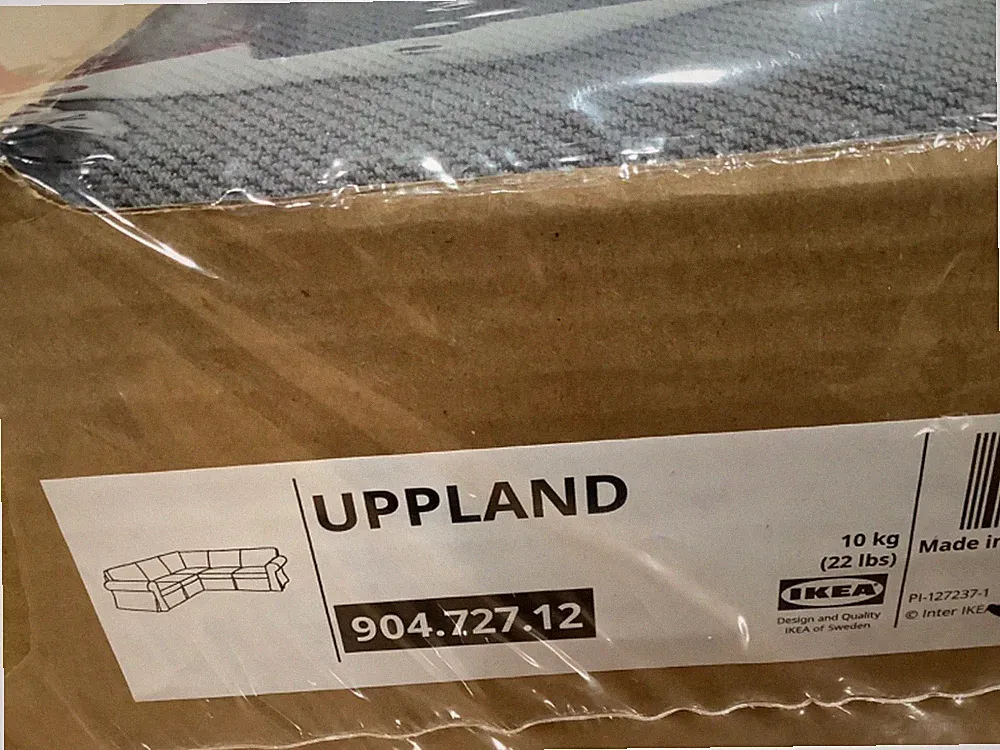 IKEA UPPLAND Cover SLIPCOVER For Sectional 4-seat CORNER Hallarp Gray 904.727.12