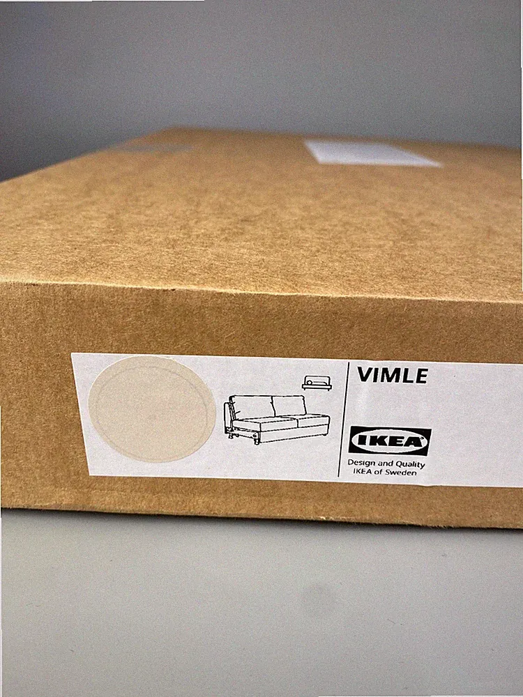 IKEA VIMLE Cover For 2 Seat Sofa-Bed Section Hillared beige 505.173.07 Original