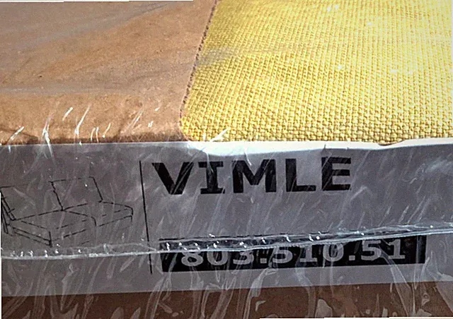 Ikea VIMLE Loveseat/2 Seat sofa Section Cover Slipcover ORRSTA GOLDEN YELLOW New