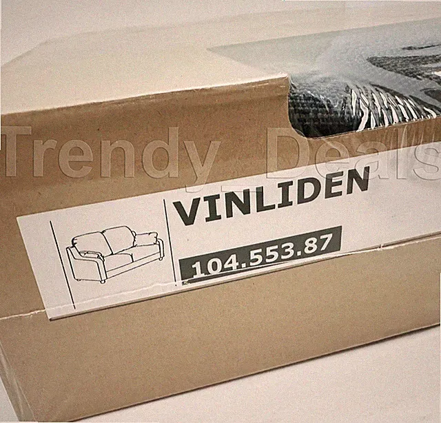 Ikea VINLIDEN 79 7/8" Sofa /Not Loveseat COVER, Hillared anthracite 104.553.87