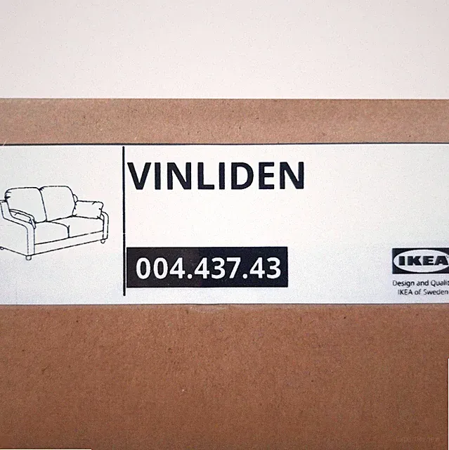 IKEA VINLIDEN Cover for 2-Seat Loveseat Sofa | Hakebo Light Turquoise 004.437.43