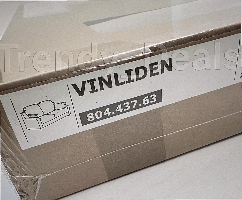 Ikea VINLIDEN Cover for loveseat (2-Seat Sofa), Hakebo beige 804.437.63 - NEW